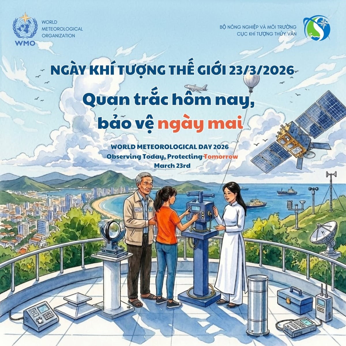 HƯỞNG ỨNG NGÀY KHÍ TƯỢNG THẾ GIỚI 23/3/2026
