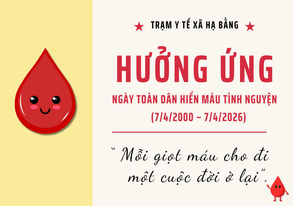 NGÀY TOÀN DÂN HIẾN MÁU TÌNH NGUYỆN (7/4/2000 – 7/4/2026)