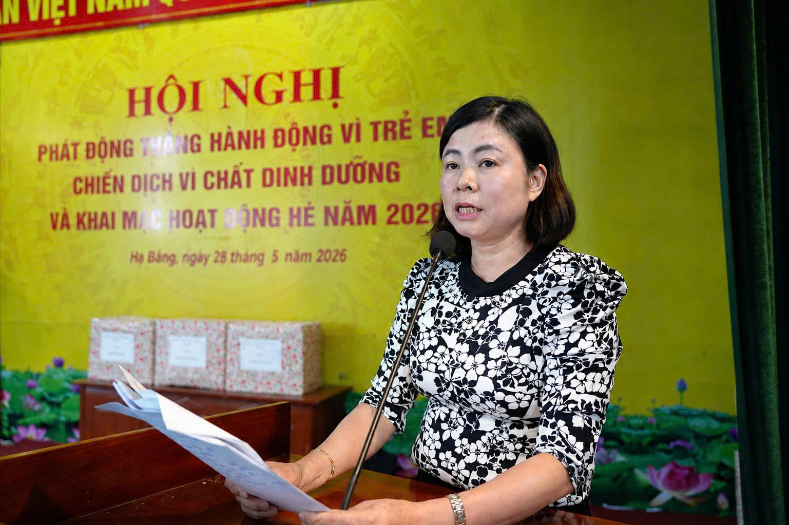 TRẠM Y TẾ XÃ HẠ BẰNG ĐỒNG HÀNH CÙNG TRẺ EM TRONG THÁNG HÀNH ĐỘNG NĂM 2026