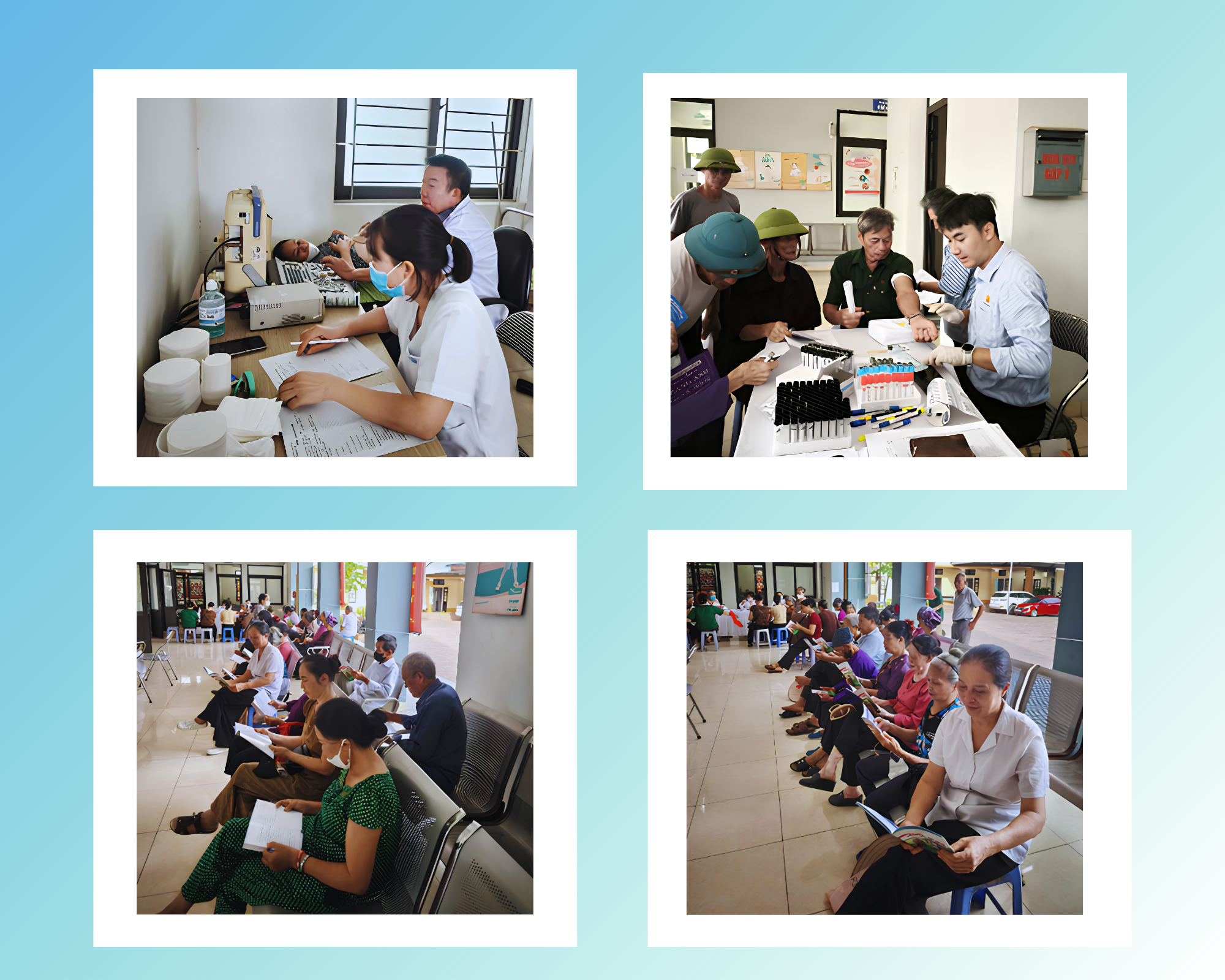 TRẠM Y TẾ XÃ HẠ BẰNG TỔ CHỨC KHÁM SỨC KHỎE CHO NGƯỜI CAO TUỔI HƯỞNG ỨNG NGÀY NGƯỜI CAO TUỔI VIỆT NAM (06/6) NĂM 2026