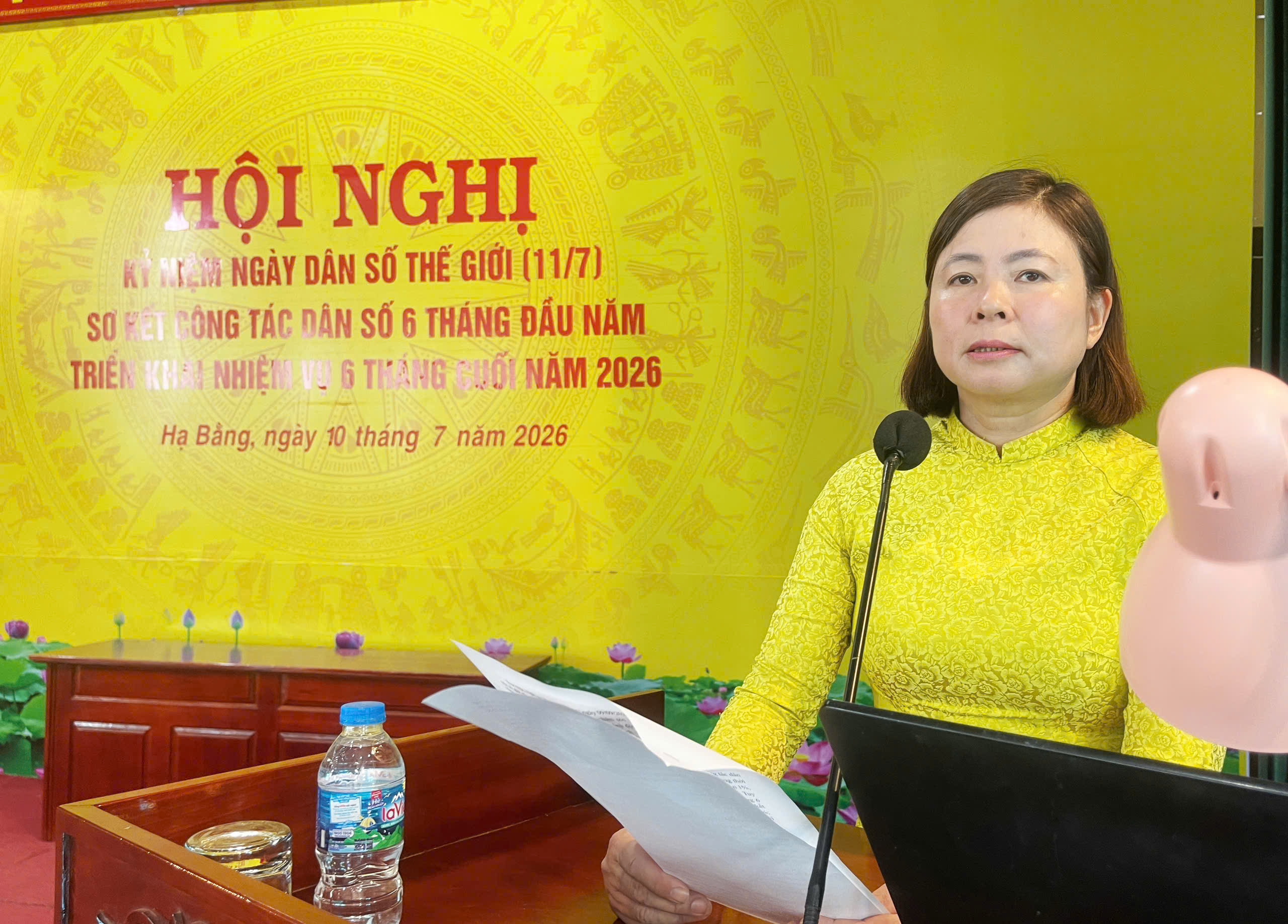 HẠ BẰNG SƠ KẾT CÔNG TÁC DÂN SỐ 6 THÁNG ĐẦU NĂM 2026, HƯỞNG ỨNG NGÀY DÂN SỐ THẾ GIỚI 11/7