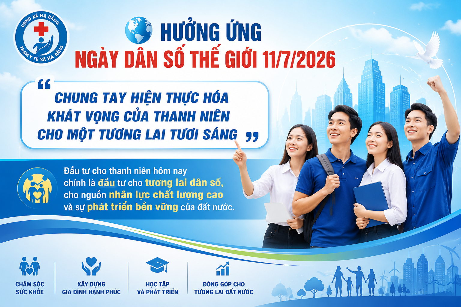 HƯỞNG ỨNG NGÀY DÂN SỐ THẾ GIỚI 11/7/2026
