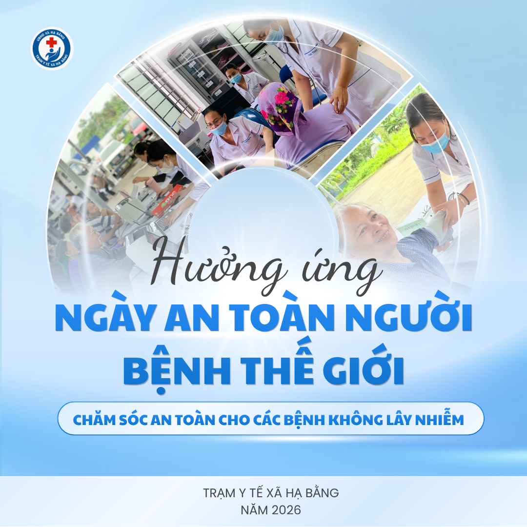 HƯỞNG ỨNG “NGÀY AN TOÀN NGƯỜI BỆNH THẾ GIỚI” 17/9/2026 – CHĂM SÓC AN TOÀN CHO CÁC BỆNH KHÔNG LÂY NHIỄM
